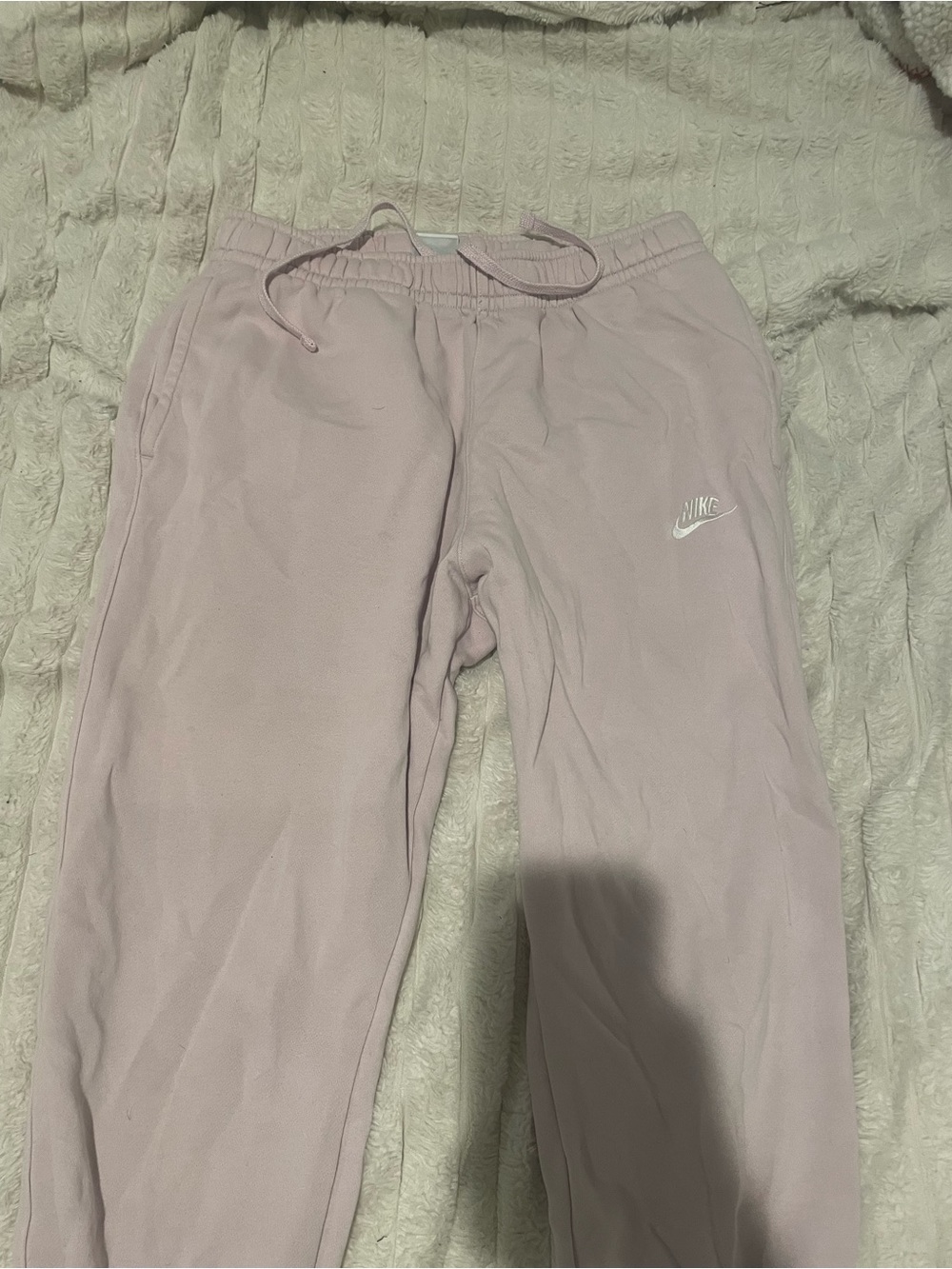 Nike women’s Light Pink Fleece Joggers